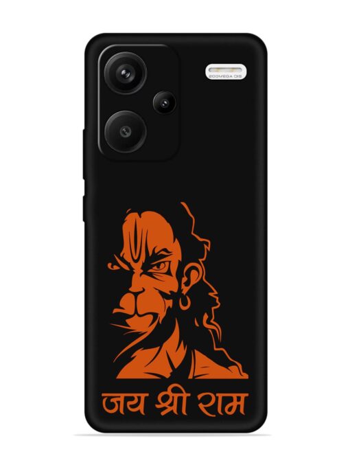 Angry Hanuman Embossed Soft Silicone Case for Xiaomi Redmi Note 13 Pro Plus (5G) Zapvi