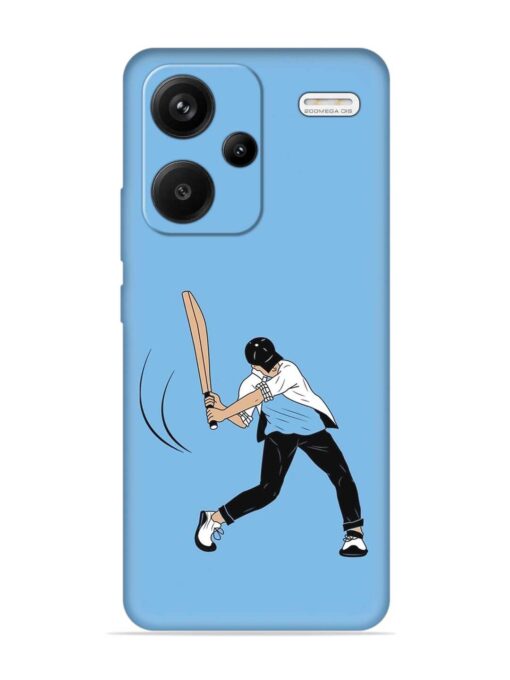 Cricket Gully Boy Embossed Soft Silicone Case for Xiaomi Redmi Note 13 Pro Plus (5G) Zapvi