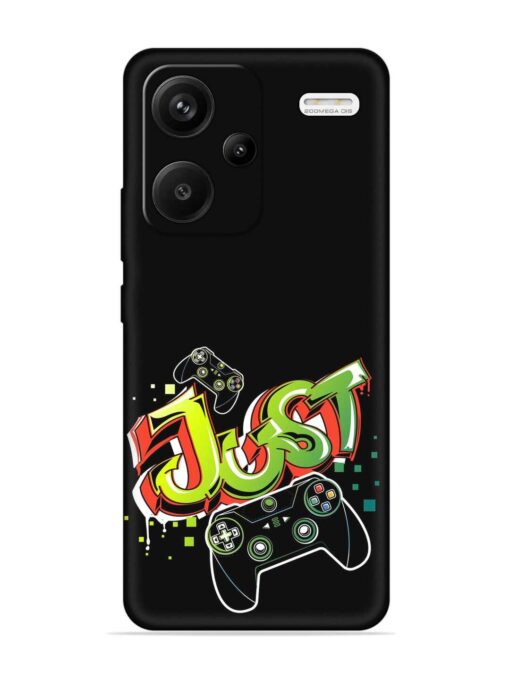 Graffiti Gamepad Illustration Embossed Soft Silicone Case for Xiaomi Redmi Note 13 Pro Plus (5G) Zapvi