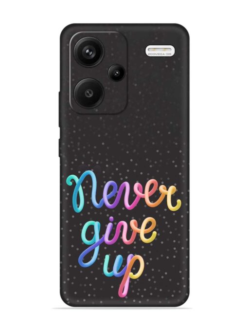 Colorful Stylized Rainbow Embossed Soft Silicone Case for Xiaomi Redmi Note 13 Pro Plus (5G) Zapvi