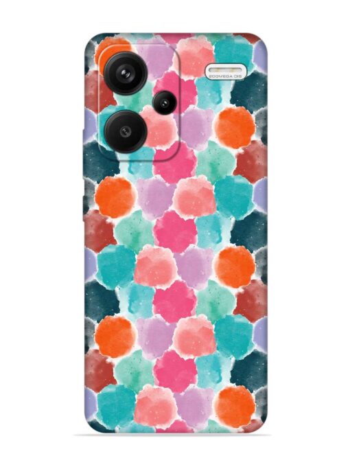 Colorful Seamless Pattern Embossed Soft Silicone Case for Xiaomi Redmi Note 13 Pro Plus (5G)