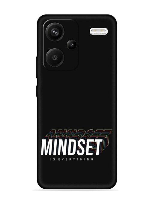 Mindset Everything Slogan Embossed Soft Silicone Case for Xiaomi Redmi Note 13 Pro Plus (5G)