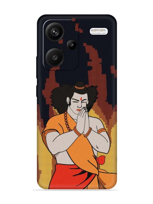 Shree Ram Vector Embossed Soft Silicone Case for Xiaomi Redmi Note 13 Pro Plus (5G) Zapvi