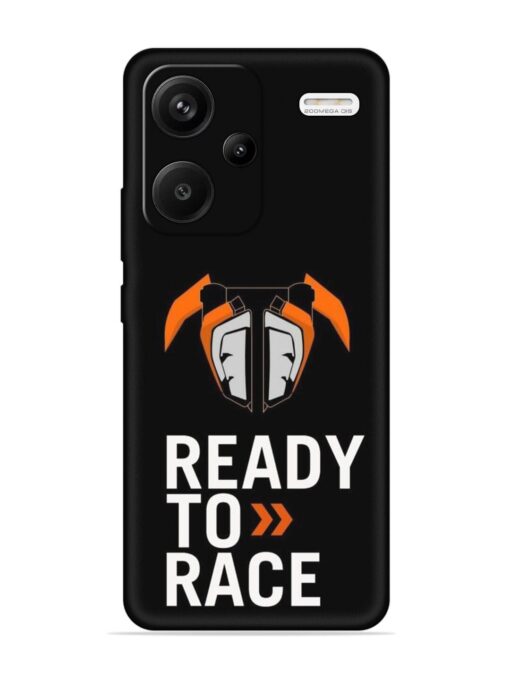 Ready To Race Embossed Soft Silicone Case for Xiaomi Redmi Note 13 Pro Plus (5G) Zapvi