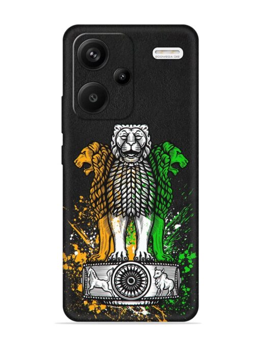 Pillars Of Ashoka Embossed Soft Silicone Case for Xiaomi Redmi Note 13 Pro Plus (5G) Zapvi