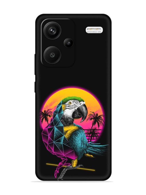 Rad Parrot Embossed Soft Silicone Case for Xiaomi Redmi Note 13 Pro Plus (5G)