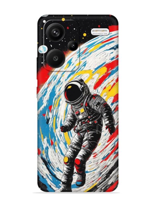 Astronaut Art Embossed Soft Silicone Case for Xiaomi Redmi Note 13 Pro Plus (5G) Zapvi