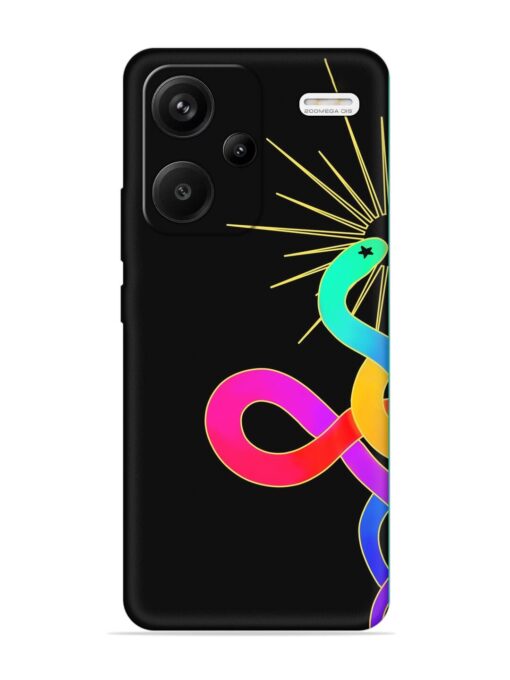 Art Geometric Abstraction Embossed Soft Silicone Case for Xiaomi Redmi Note 13 Pro Plus (5G) Zapvi