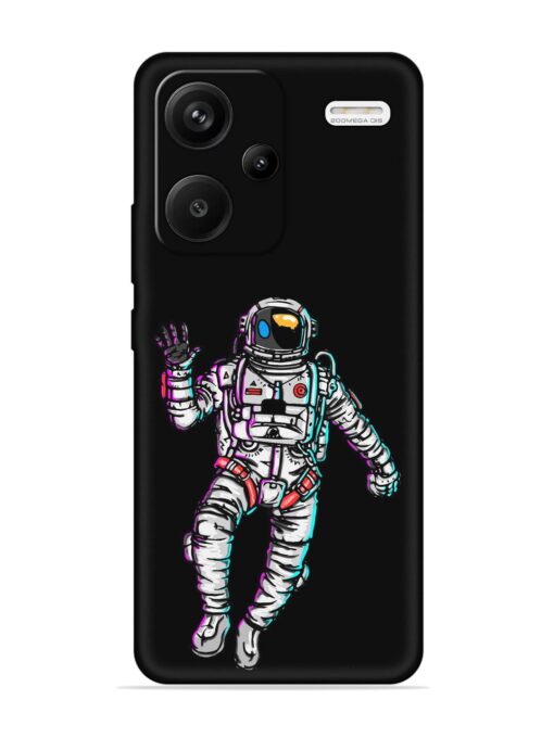 Spaceman Embossed Soft Silicone Case for Xiaomi Redmi Note 13 Pro Plus (5G) Zapvi