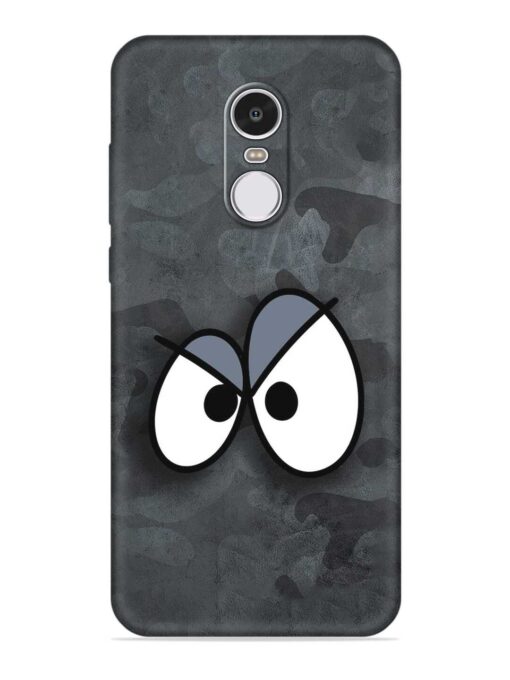 Big Eyes Night Mode Embossed Soft Silicone Case for Xiaomi Redmi Note 4 Zapvi