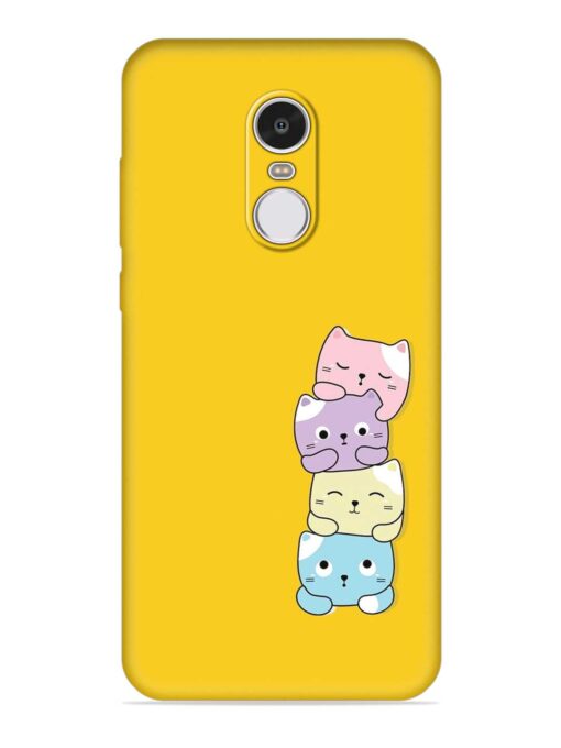 Cartoon Anime Embossed Soft Silicone Case for Xiaomi Redmi Note 4