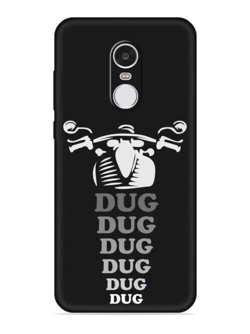 Dug Dug Dug Embossed Soft Silicone Case for Xiaomi Redmi Note 4