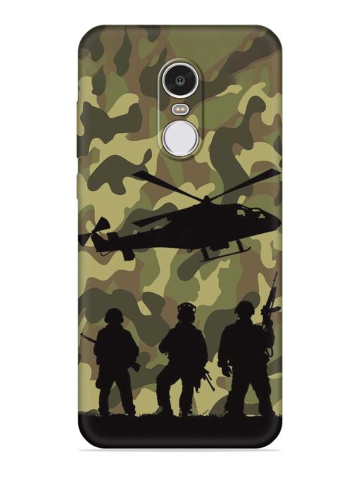 Army Heros Embossed Soft Silicone Case for Xiaomi Redmi Note 4 Zapvi