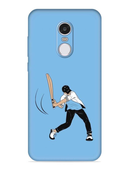 Cricket Gully Boy Embossed Soft Silicone Case for Xiaomi Redmi Note 4 Zapvi