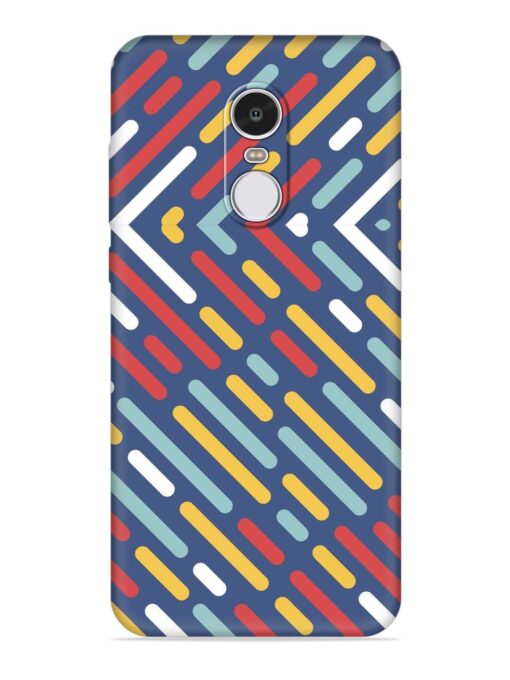 Colored Lines Embossed Soft Silicone Case for Xiaomi Redmi Note 4 Zapvi