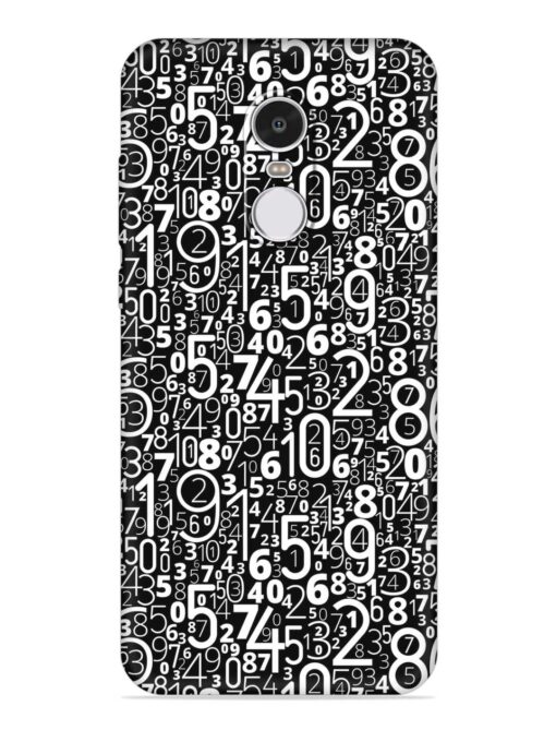 Many Numbers Different Embossed Soft Silicone Case for Xiaomi Redmi Note 4