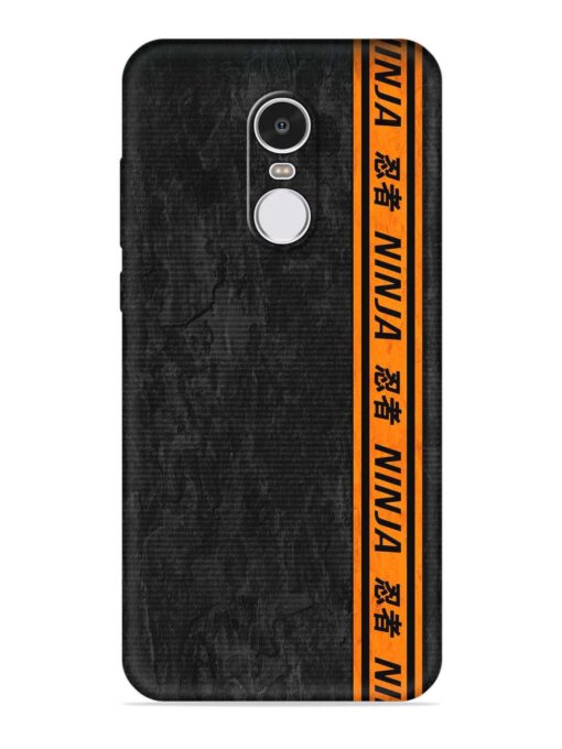 Ninja Srtips Embossed Soft Silicone Case for Xiaomi Redmi Note 4 Zapvi