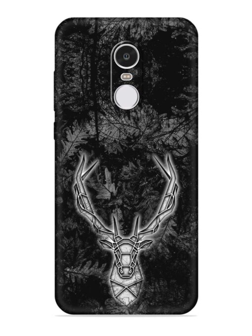 Ancient Deer Embossed Soft Silicone Case for Xiaomi Redmi Note 4