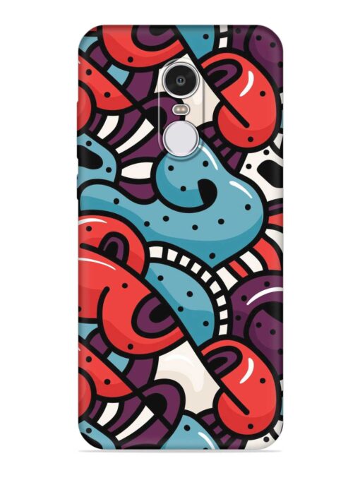 Seamless Backdrop Colorful Embossed Soft Silicone Case for Xiaomi Redmi Note 4 Zapvi