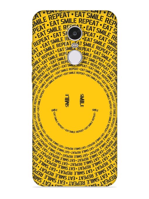 Smiley Embossed Soft Silicone Case for Xiaomi Redmi Note 4 Zapvi