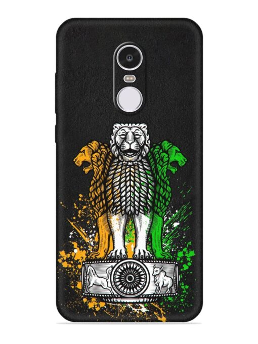 Pillars Of Ashoka Embossed Soft Silicone Case for Xiaomi Redmi Note 4 Zapvi