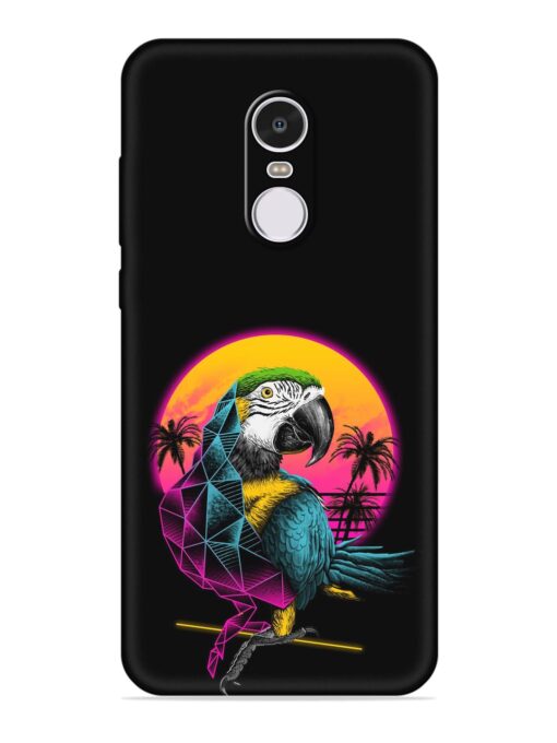 Rad Parrot Embossed Soft Silicone Case for Xiaomi Redmi Note 4 Zapvi