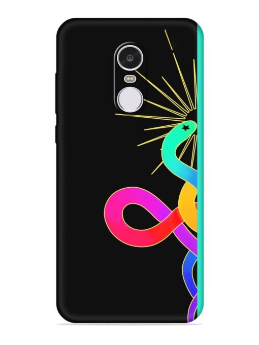 Art Geometric Abstraction Embossed Soft Silicone Case for Xiaomi Redmi Note 4