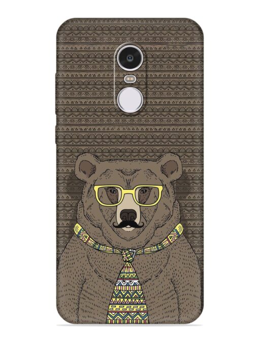 Grizzly Bear Embossed Soft Silicone Case for Xiaomi Redmi Note 4 Zapvi