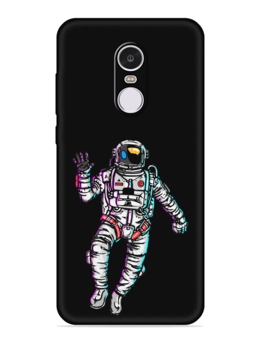 Spaceman Embossed Soft Silicone Case for Xiaomi Redmi Note 4 Zapvi