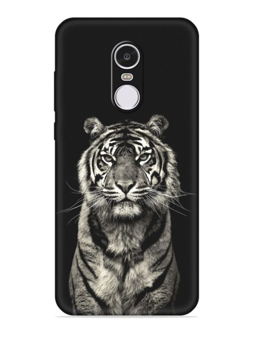 Tiger Art Embossed Soft Silicone Case for Xiaomi Redmi Note 4