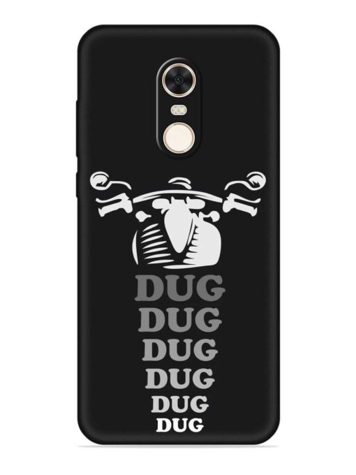 Dug Dug Dug Embossed Soft Silicone Case for Xiaomi Redmi Note 5