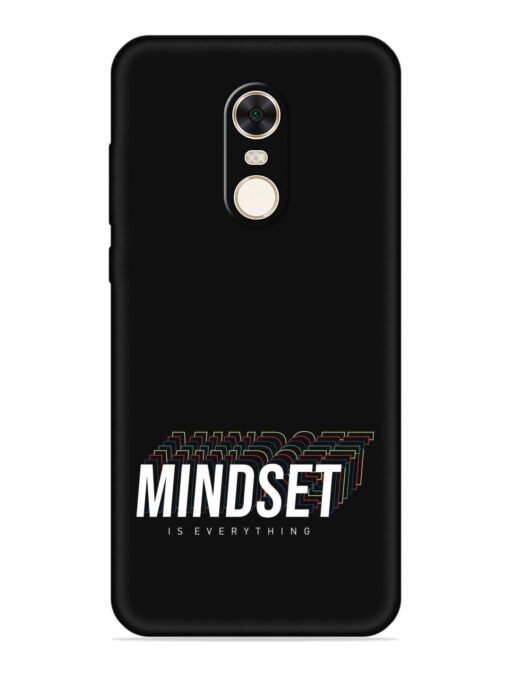 Mindset Everything Slogan Embossed Soft Silicone Case for Xiaomi Redmi Note 5 Zapvi