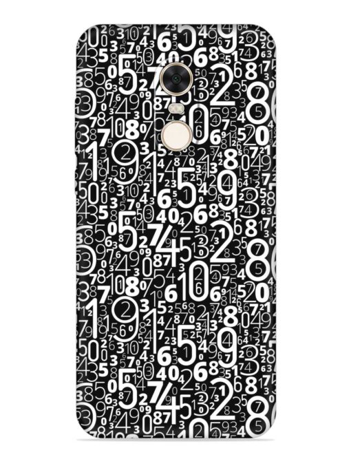 Many Numbers Different Embossed Soft Silicone Case for Xiaomi Redmi Note 5 Zapvi