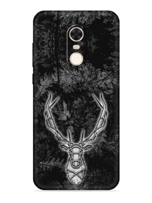 Ancient Deer Embossed Soft Silicone Case for Xiaomi Redmi Note 5