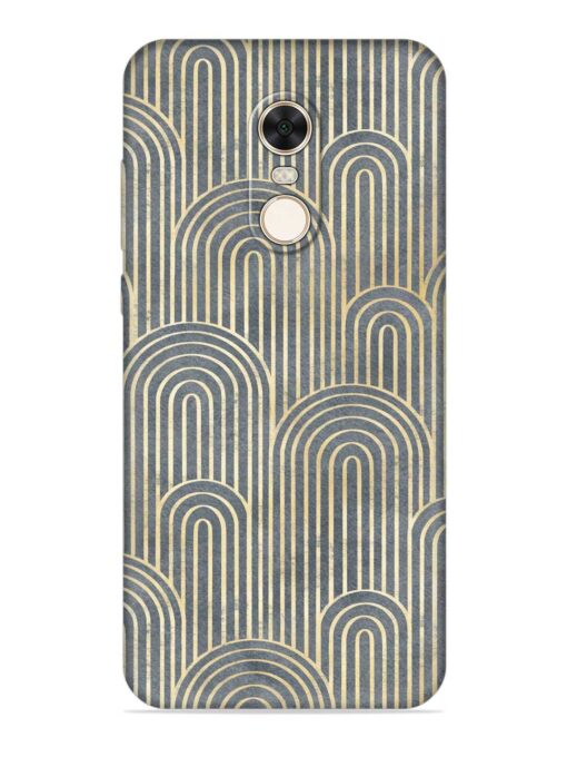 Art Deco Style Embossed Soft Silicone Case for Xiaomi Redmi Note 5