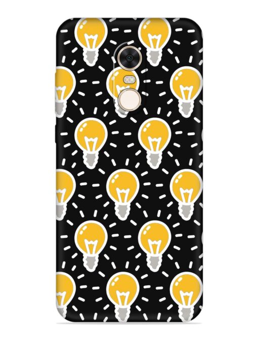 Light Bulb Seamless Embossed Soft Silicone Case for Xiaomi Redmi Note 5 Zapvi