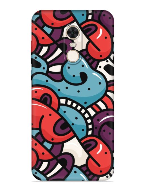 Seamless Backdrop Colorful Embossed Soft Silicone Case for Xiaomi Redmi Note 5 Zapvi