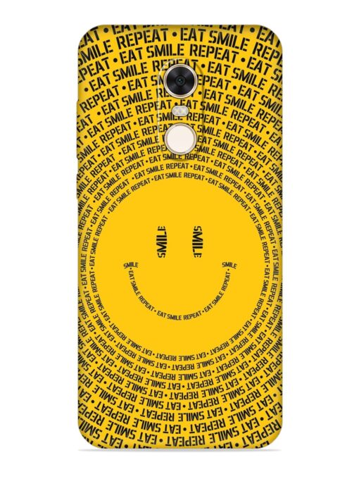 Smiley Embossed Soft Silicone Case for Xiaomi Redmi Note 5 Zapvi