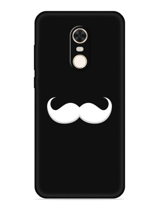 Mustache Vector Embossed Soft Silicone Case for Xiaomi Redmi Note 5 Zapvi