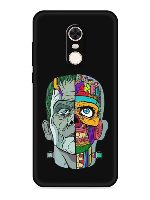 Men Vs Skull Embossed Soft Silicone Case for Xiaomi Redmi Note 5 Zapvi