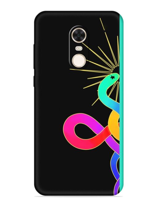 Art Geometric Abstraction Embossed Soft Silicone Case for Xiaomi Redmi Note 5 Zapvi