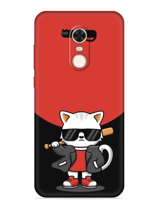 Cool Little Bear Cartoon Embossed Soft Silicone Case for Xiaomi Redmi Note 5