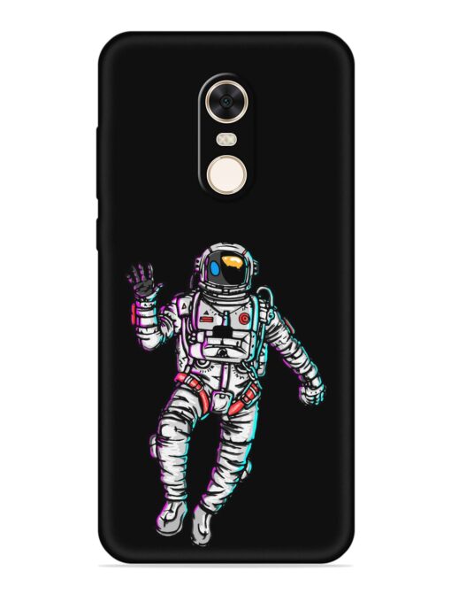 Spaceman Embossed Soft Silicone Case for Xiaomi Redmi Note 5