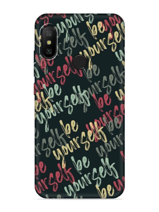 Yourself Seamless Embossed Soft Silicone Case for Xiaomi Redmi Note 5 Pro Zapvi