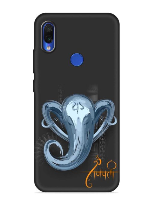 Illustration Lord Ganpati Embossed Soft Silicone Case for Xiaomi Redmi Note 7 Zapvi