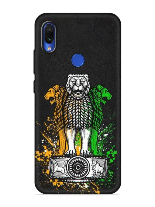 Pillars Of Ashoka Embossed Soft Silicone Case for Xiaomi Redmi Note 7