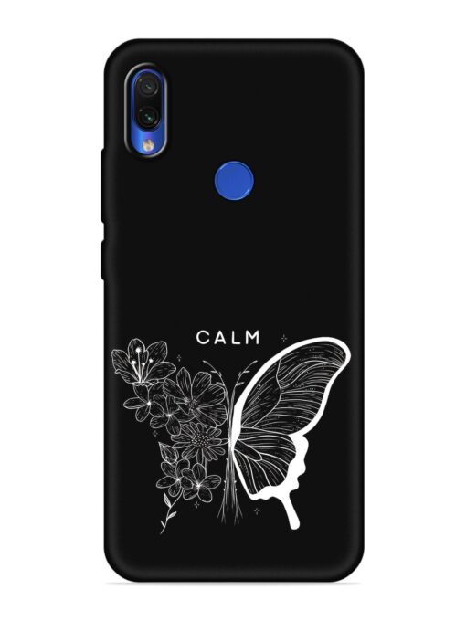 Calm Embossed Soft Silicone Case for Xiaomi Redmi Note 7 Zapvi