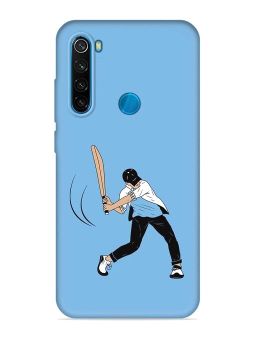 Cricket Gully Boy Embossed Soft Silicone Case for Xiaomi Redmi Note 8 Zapvi