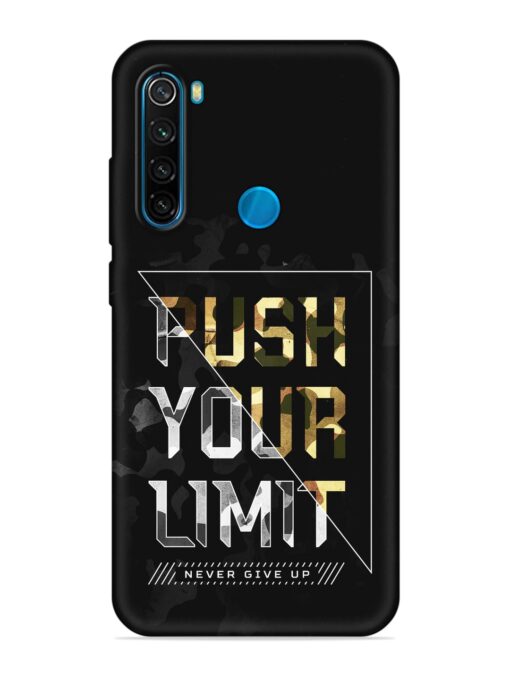 Push Your Limits Embossed Soft Silicone Case for Xiaomi Redmi Note 8 Zapvi