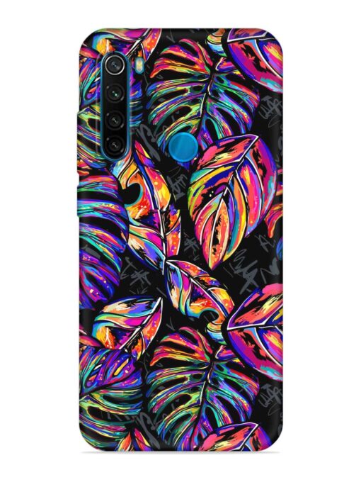 Tropical Seamless Vector Embossed Soft Silicone Case for Xiaomi Redmi Note 8 Zapvi